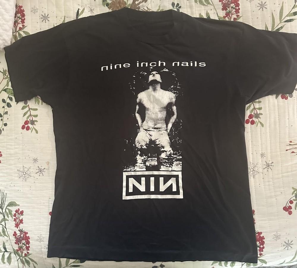 Горячая футболка NINE INCH NAILS Подарок для фанатов Мужская S-5XL Футболка TH75 Унисекс