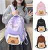 Large Capacity School Bags Cartoon Shoulder Bags New Capybara Backpack