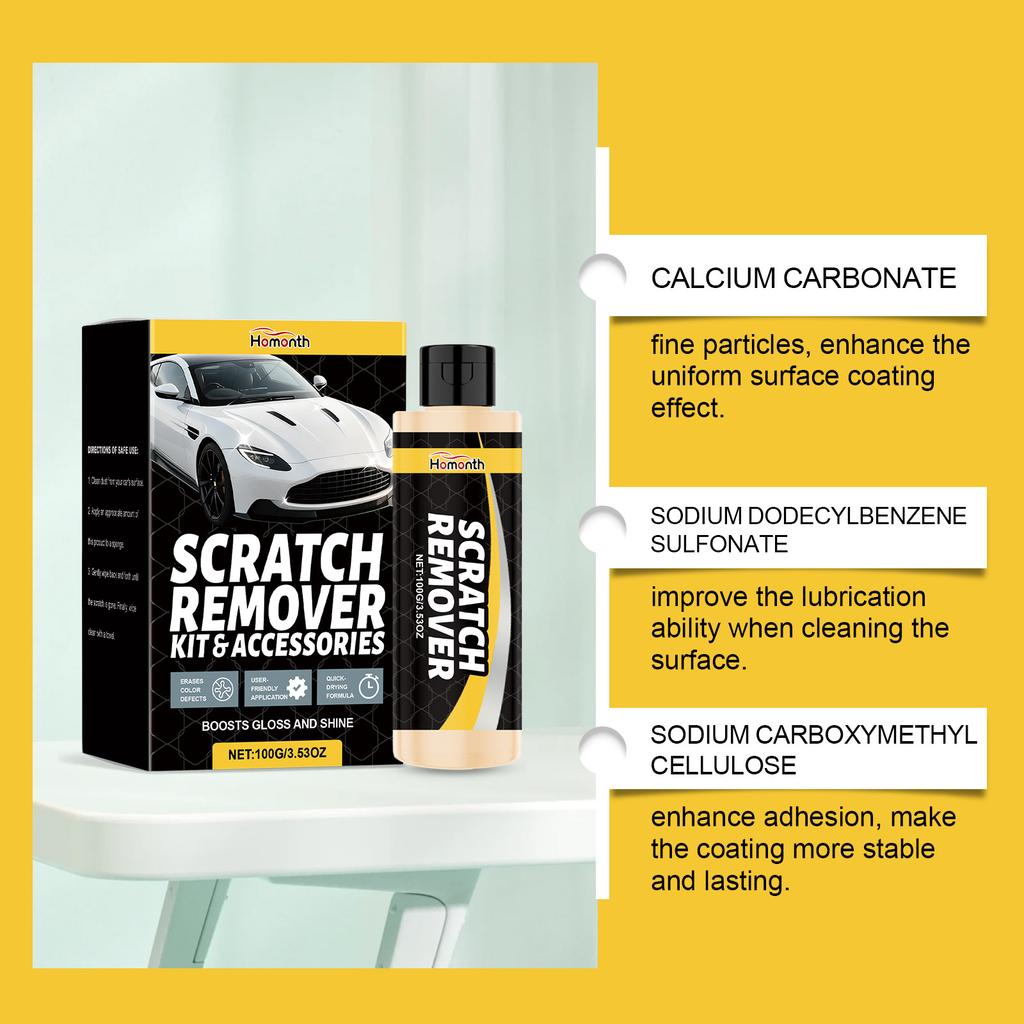 Car Scratch Remover Paint Care Tool Easily Effective Scratch Repair Polished Glossy Auto Body Grinding Compound Anti Scratch Wax