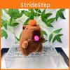Capybara Colorful Bubble Plush Keychain Stuffed Animal Doll Decoration Pendant