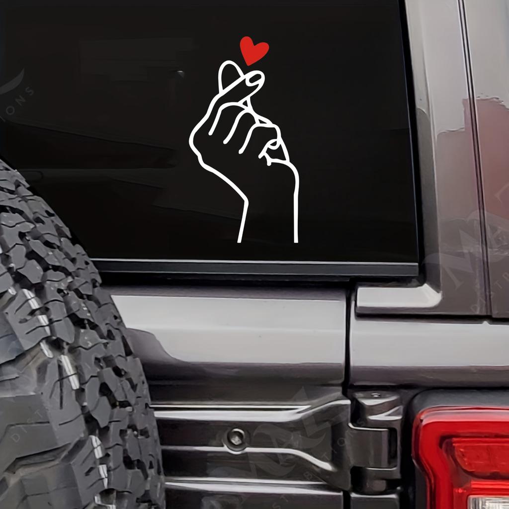 Универсальные популярные наклейки с жестами для автомобилей и мотоциклов, креативные и забавные наклейки, декоративные наклейки для мотоциклов