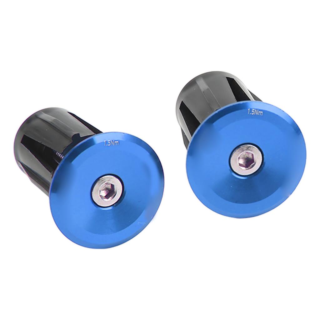 2pcs Handlebar Plug Aluminium Plastic Light Weight Bike Bar End Plug for Mountain Bikes Road Bikes