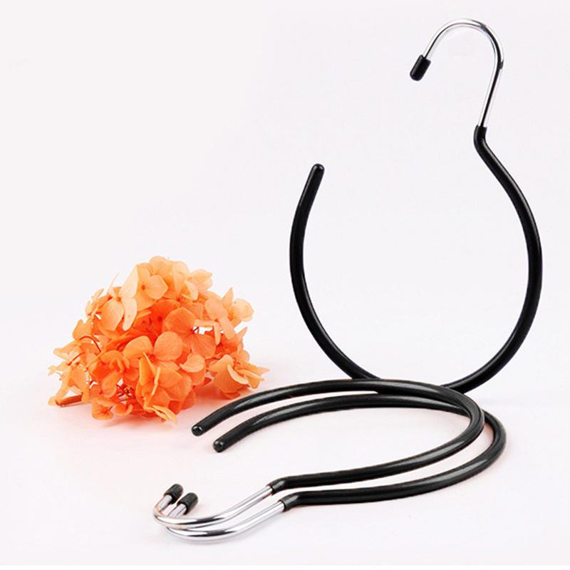 2pcs Versatile Round Hook Perfect for Hats Ties Scarves Bags Strong Load-Bearing Non-Deformable Ideal for Storage Accessories
