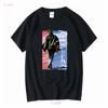 Rod Stewart Time Tour T Shirt Leather Jacket 2013 L vintage Washed Versatile homme Casual Breathable Stretched fashion Unisex
