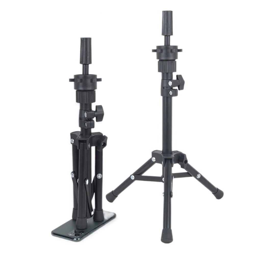 Adjustable Wig Tripod Portable Training Head Holder Salon Hairdressing Tripod for Making Wigs