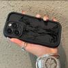 INS Роскошный Чехол для Телефона Темный Ангел Для iPhone 11 12 13 14 15 16 Pro Max X XR XS Max 7 8 Plus SE Ударопрочный Мягкий ТПУ Задняя Крышка Y2k