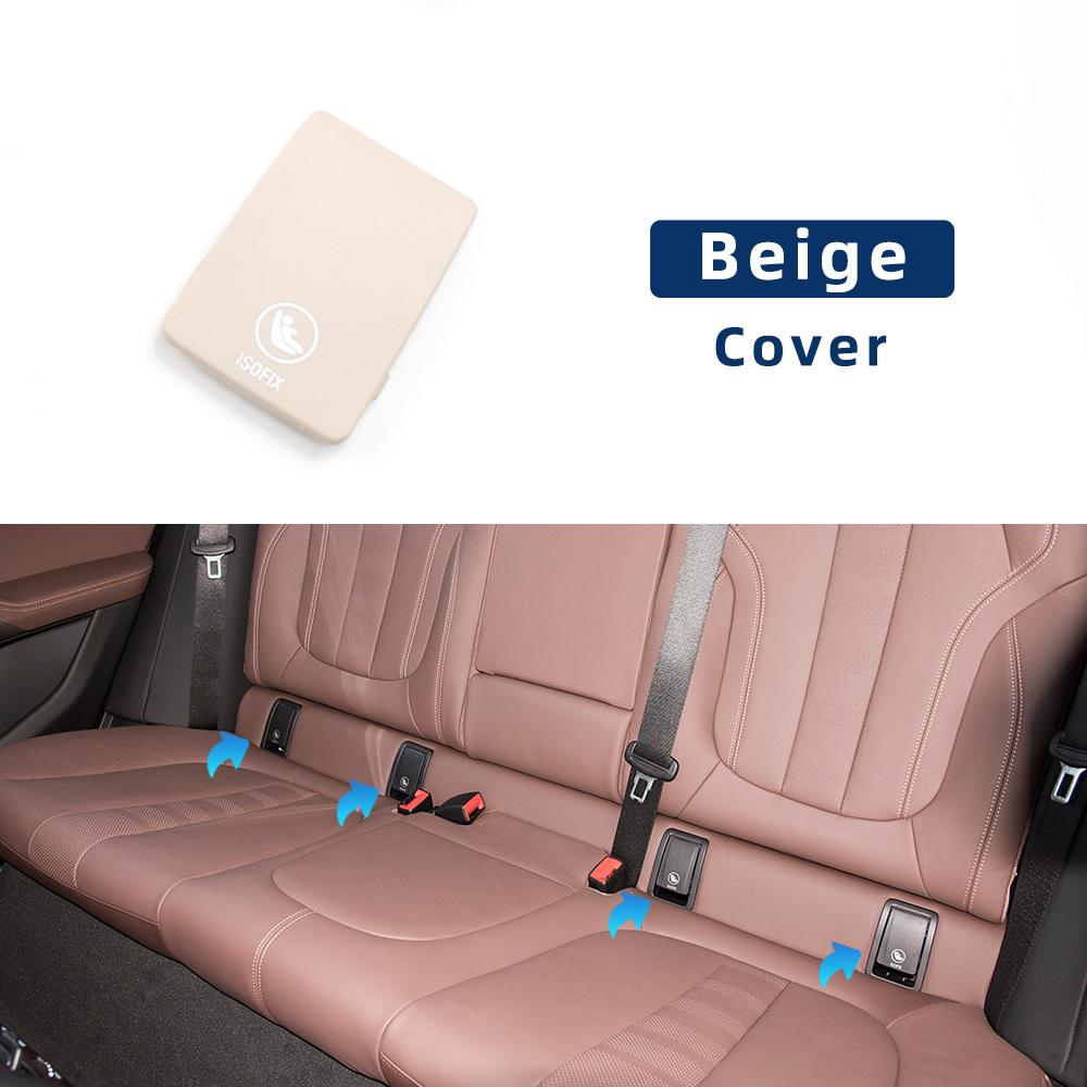 For BMW X6 G06 Rear Child Seat Anchor Safety ISOFIX Cover Restraint Replacement Car Accessories Backseat Buckle Cover 2020-2026