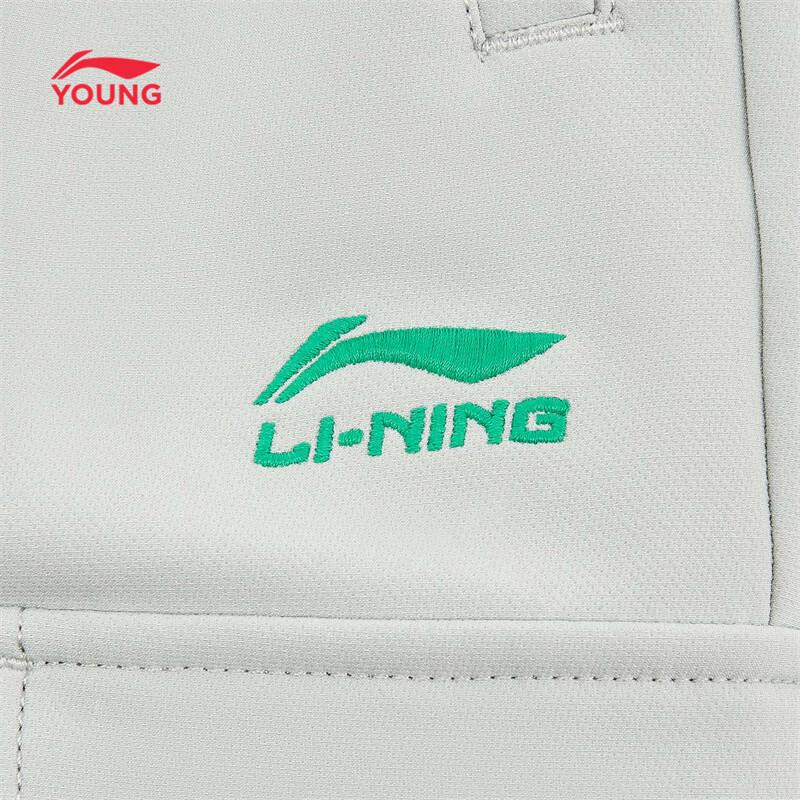 Li-Ning Детские водостойкие брюки-джоггеры с карманами и флисовой подкладкой