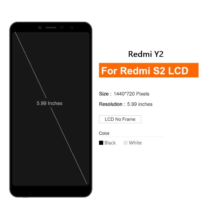 For Redmi S2 Y2 LCD Display with Touch Screen Assembly