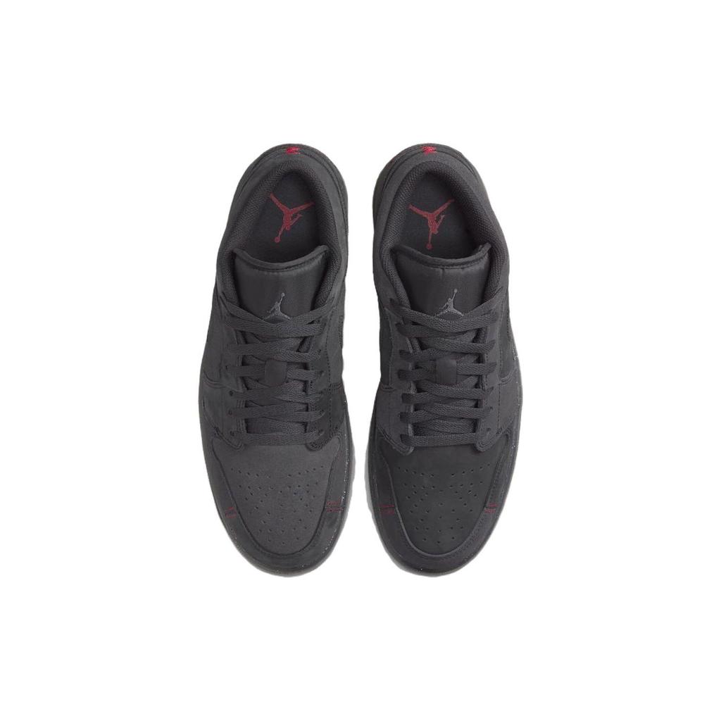 Air Jordan 1 Low SE Craft Dark Smoke Red Мужские кроссовки Серые Dark-Smoke-Grey Varsity-Red FD8635-001