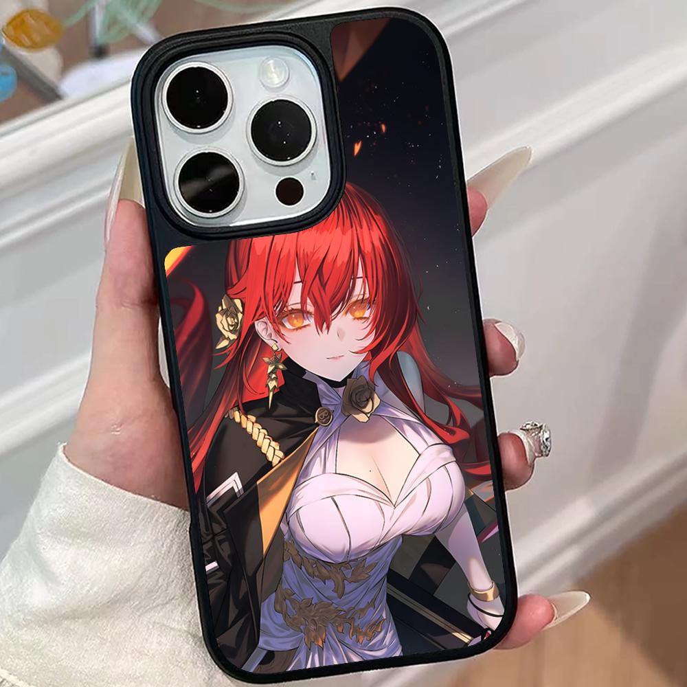 HSR Himeko Матовая поверхность Чехол для мобильного телефона для iPhone 17 16 15 14 13 12 11 Air Pro Max Plus Цветная крышка