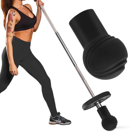 Насадка для штанги «Мина» Нескользящая силиконовая Т-образная насадка для тяги Легко установить Аксессуары для силовых тренировок со штангой