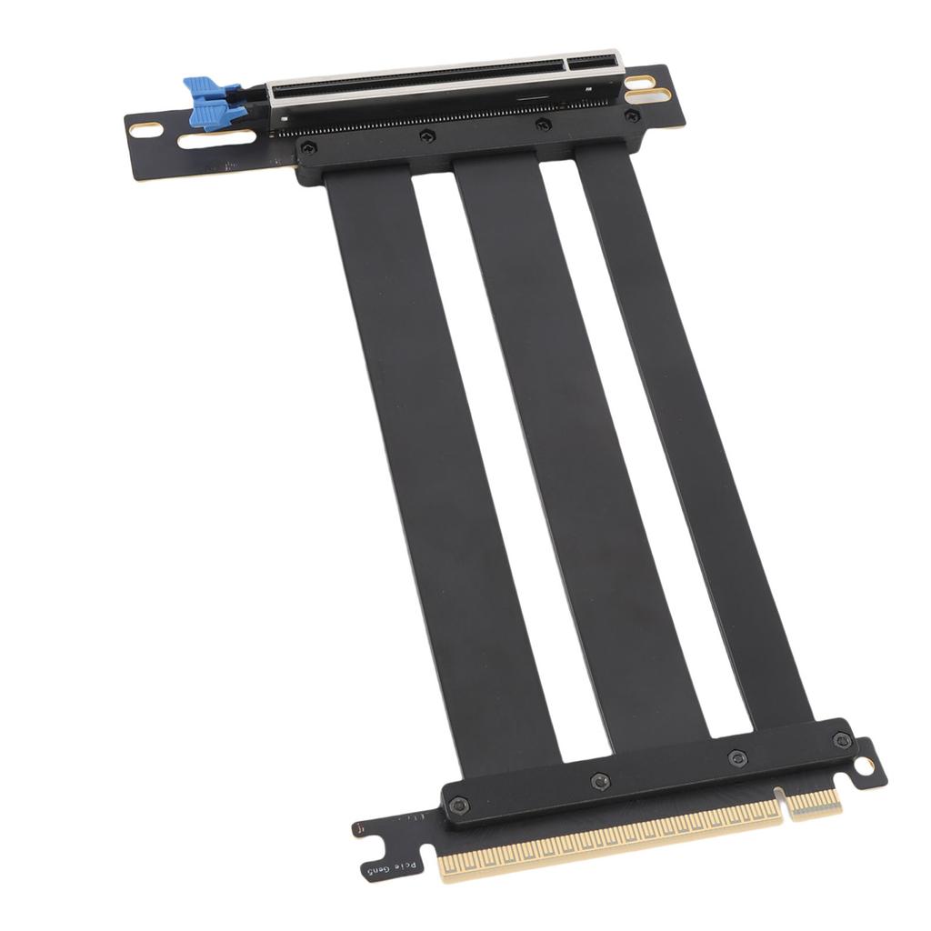 Кабель-райзер PCIe 5.0 X16 Прямоугольный 90 градусов 128 Гбит/с Экранированный Удлинительный кабель PCIE 5.0 X16 для GPU для корпуса ПК Сервер ITX