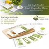 MYVIT Vegetable Cutter with Steel Blade Slicer Potato Peeler Carrot Cheese Grater Vegetable Slicer Kitchen Accessories