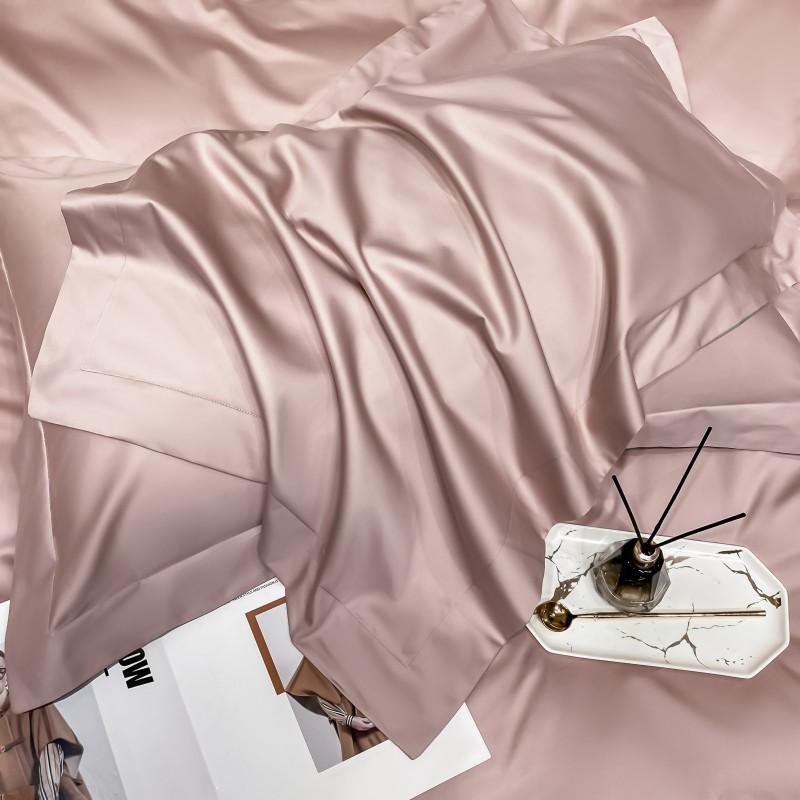 200-count High-grade Long-staple Cotton Four-piece Set of Pure Cotton Sheets, Fitted Sheets, Duvet Cover, High-end Bedding Duvet Cover