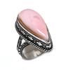 Pink Opal Gemstone 925 Sterling Silver Jewelry Ring Size 9