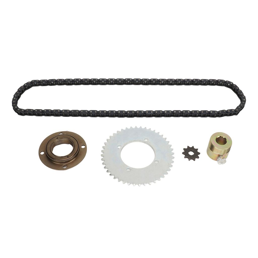 Звездочка T8F 10T Звездочка T8F 44T Цепь T8F 116 звеньев Маховик 16 мм Золотой соединитель Стальная цепь T8F