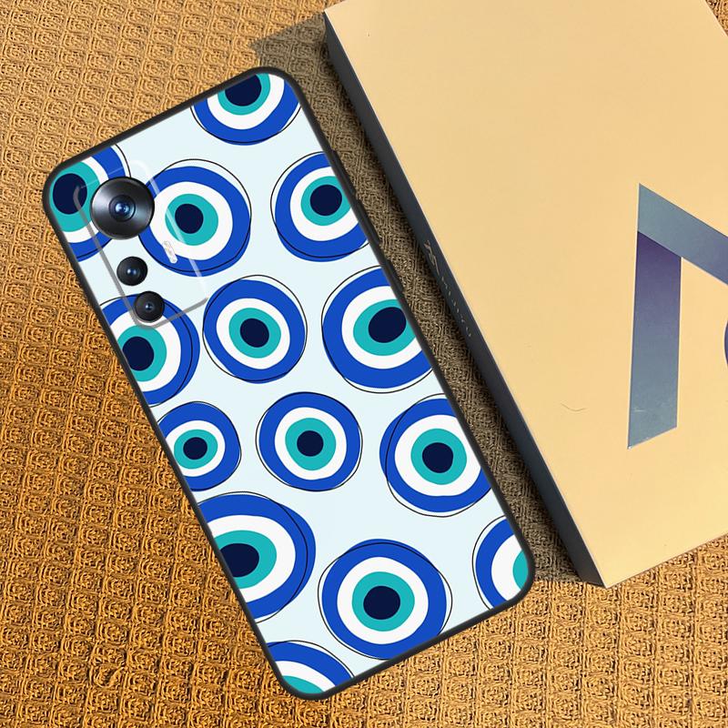 Сглаз Счастливый Глаз Синий Чехол Для Xiaomi 15T 13T 14T Pro 14 15 Ultra 17 Pro Max POCO F7 F8 F5 F6 X3 X5 X6 X7 Pro Обложка
