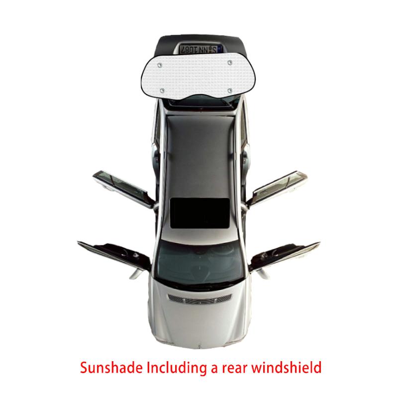 For Honda Fit Jazz 3 MK3 GK GH GP 2014 2015 2016 2017 2018 Car Sunshade Accessories UV Sun Protection Window Trim Sun Visor