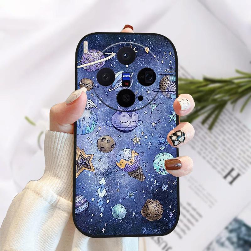 Чехол для VIVO X300 X 300 5G Ударопрочный Силиконовый Мягкий ТПУ Чехол Для VivoX300 Задняя Крышка Coque Стильная Расписная Защитная Fundas