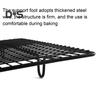 Охлаждающая стойка для выпечки 18x10 дюймов, охлаждающая стойка из углеродистой стали для тортов, печенья, барбекю, термостойкая и экономящая место, нескользящая решетчатая кухонная полка