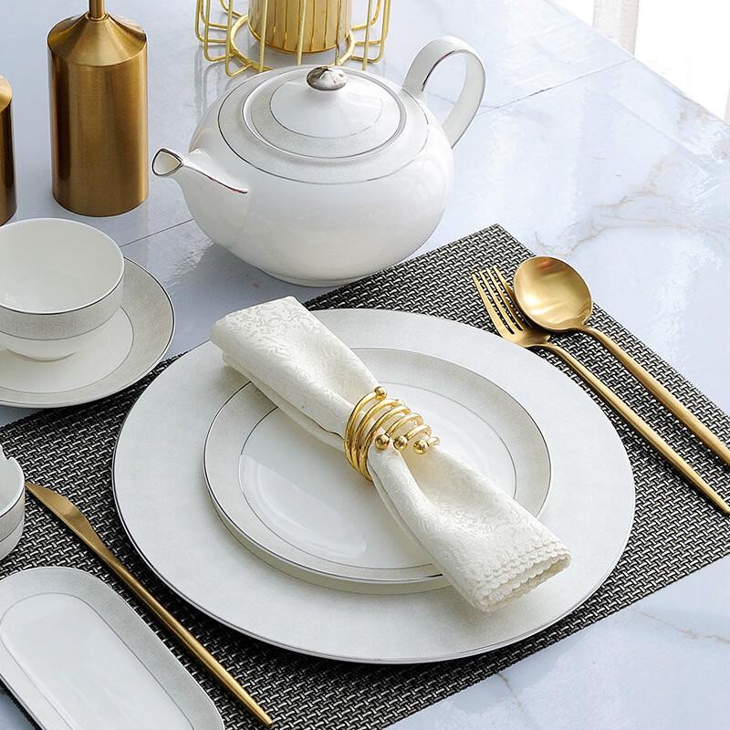 ZISIZ Cinderella Chinese Style Bone China Tableware Set