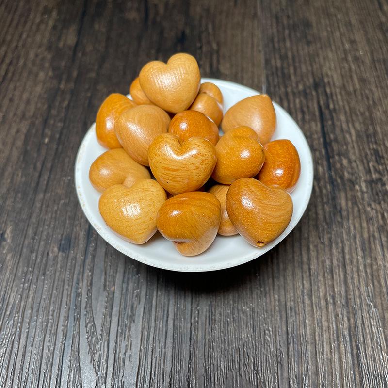Xinshan Carved Sandalwood Beads and Phone Pendant Accessories