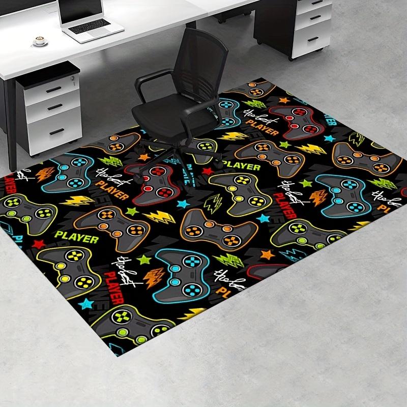 Gaming Controller Pattern Rug Stain-Resistant & Washable Living Room, Bedroom, Kitchen Mat Sofa & Office Rug Home Decor