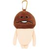 Tees Factory Touch Detective Mushroom Cultivation Plush Zipper Mascot with H160 X W96 X Kit, Carabiner, Mushroom, Approx. D60mm, NS-5546910NM