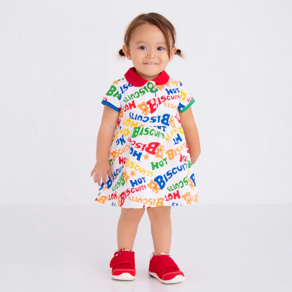 HOUSE Hot Polo Shirt Dress Girls Baby Clothing Multicolor 80cm [MIKI Biscuits] Детская 72-1901-684