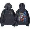 Neo Tokyo Anime Akira Zipper Hoodies Science Fiction Cartoon Movie Saro Kaneda Zip Up Sweatshirts Men Women Casual Pullovers
