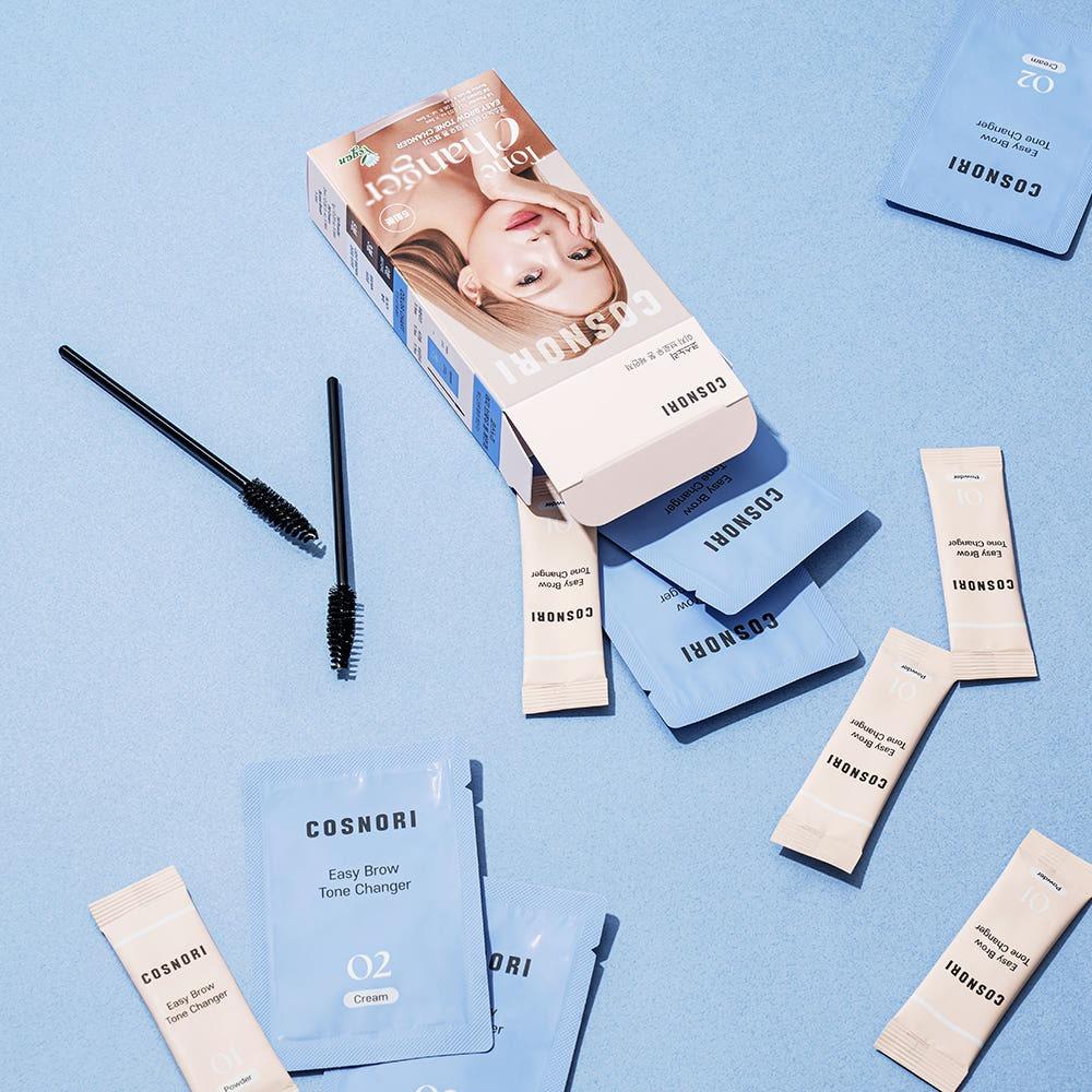 COSNORI Easy Brow Tone Changer Eyebrow Lightening 38g Brow Bleach Daily Makeup