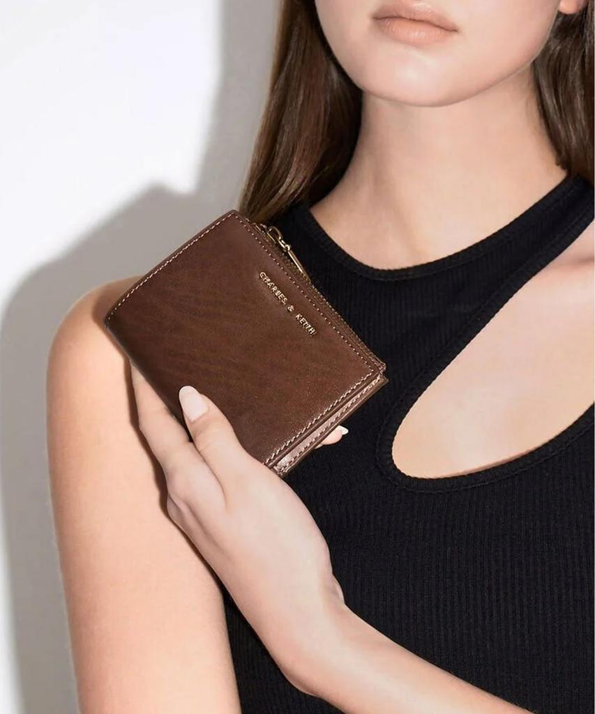 Charles & Keith Кошелек маленький с верхней молнией Harmony 4 цвета Ck6-10680907