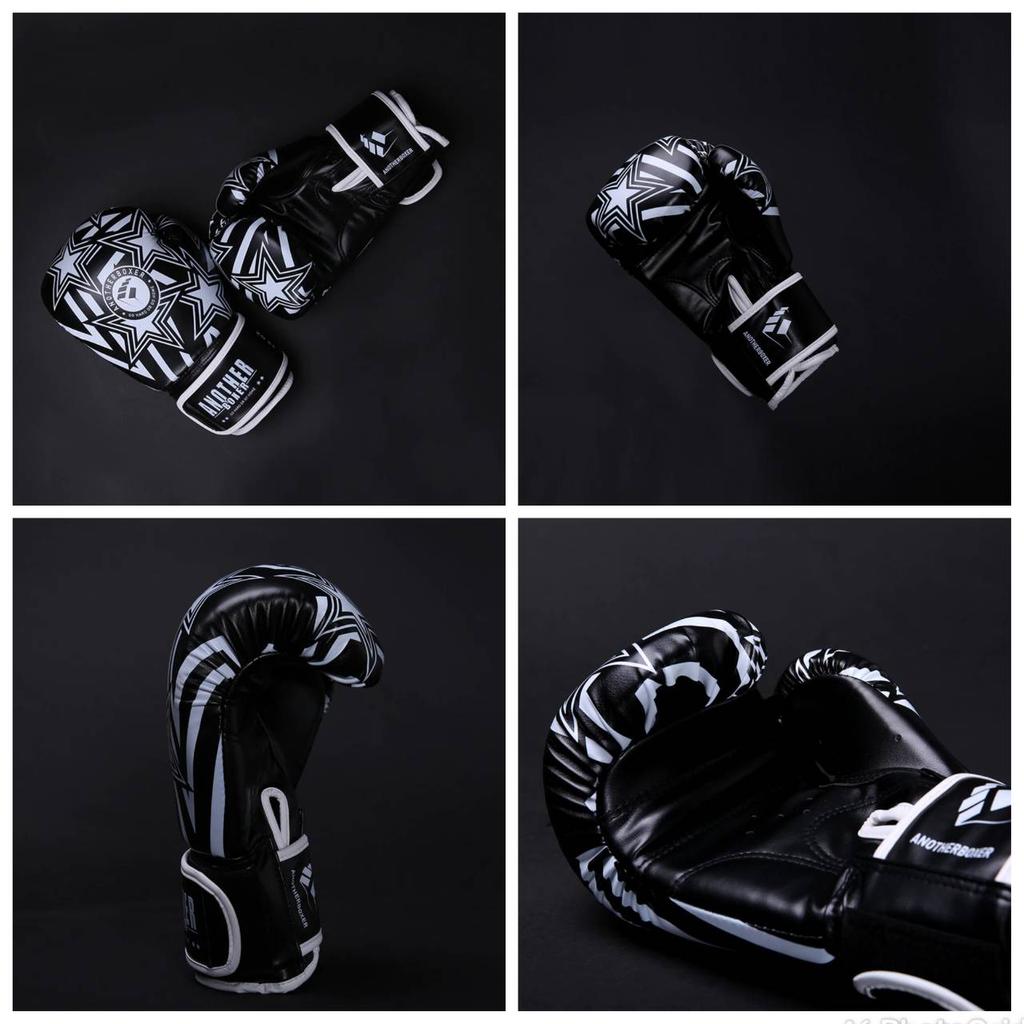 Боксерские перчатки 6, 12, 14 унций, искусственная кожа, Муай Тай, свободный бой, ММА, кикбоксинг, тренировочные перчатки для мужчин, женщин и детей