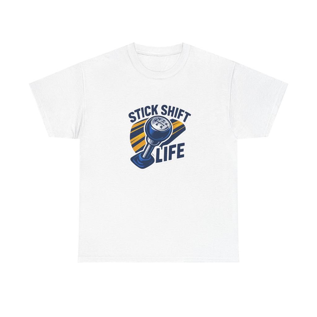 Unisex Adult T Shirt Stick Shift Life Manual Transmission Pride Sticker