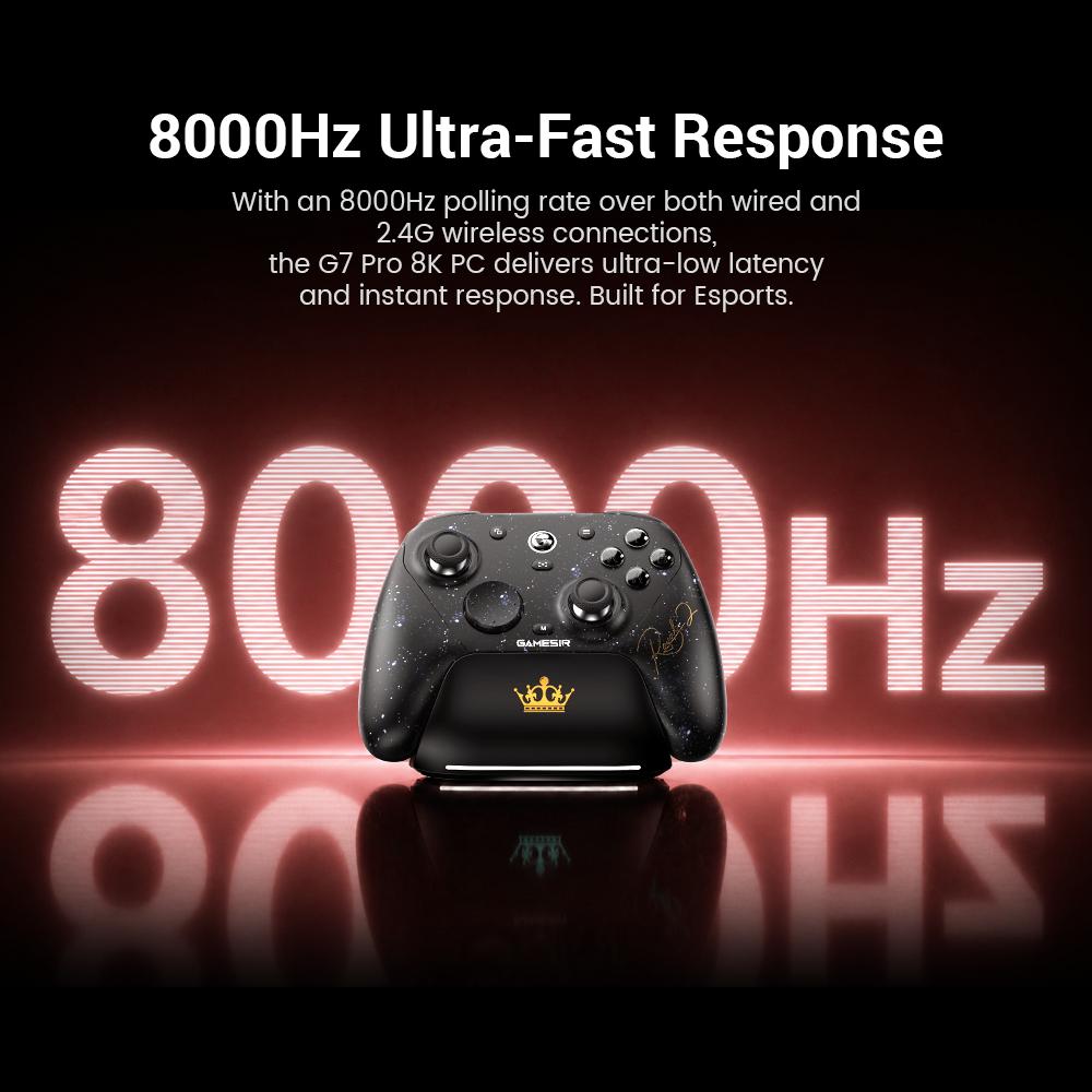 GameSir G7 Pro 8K PC Royal2 Edition Wireless PC Controller 8000Hz Polling TMR Stick Hall Trigger PC gaming Gamepad 1
