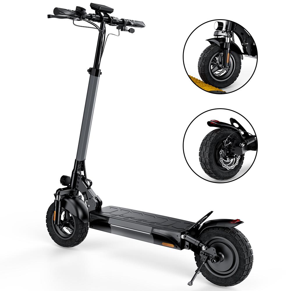 iScooter W9 Electric Scooter - 1000W Motor, 45km Range, 10" Tires, Foldable Design | Urban Commuter for Adults
