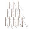 1Pc  Men Silver Necktie Tie Clip Stainless Steel Plain Clasp Bars Pins Clips