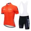 Men Women Cycling Jersey Shorts Set Breathable Quick Dry Road Bike Apparel Outdoor Sports