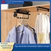 Adjustable Pull-Out Wardrobe Clothes and Pants Rack