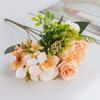 European-Style Artificial Flowers Silk DIY Floral Arrangement Decorative Fake Flowers Large Size Wedding Floral Arrangement