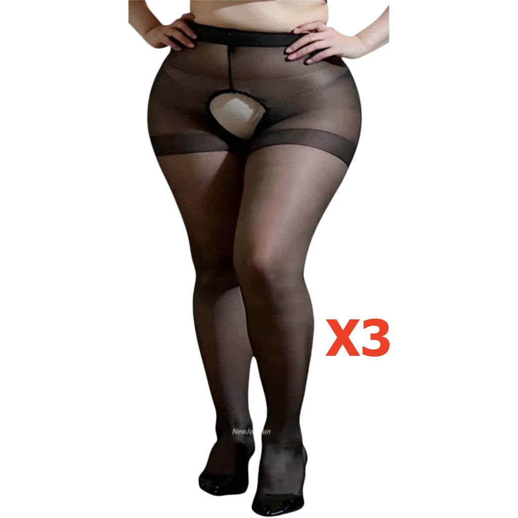 Большой размер Прозрачные Колготки Женские Блестящие 120 кг XXL Колготки Стройнящие Тонкие Летние Колготки Чулки Наряды для Ног S