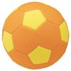 MIKASA Smile Soccer Size 4 elementary school Recommended Internal Pressure Ball, (for students), Machine-Sewn, Orange/Yellow, STPEF4-OY, 0.20-0.30