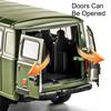1:18 Масштаб Российский УАЗ TRAVELER Модель автомобиля Игрушка Сплав Металлические Литые под давлением Модели Автомобилей Оттягивание Назад Звук Свет для Детей Подарки