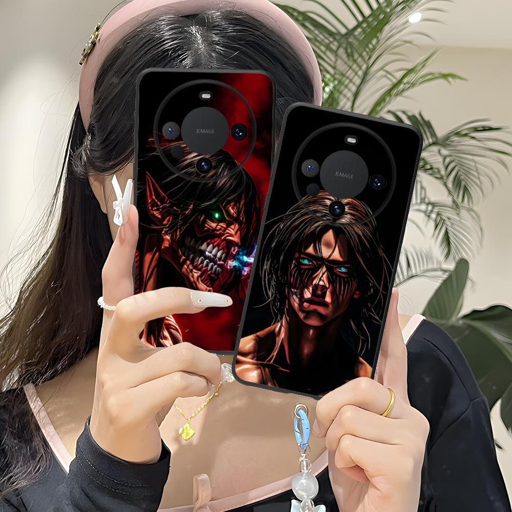 Чехол для мобильного телефона AOT Эрен для Huawei Mate 60 50 40 30 20 10 Pro Plus Lite E 5G Цветной Защитный Роскошный Мобильные телефоны Красивые