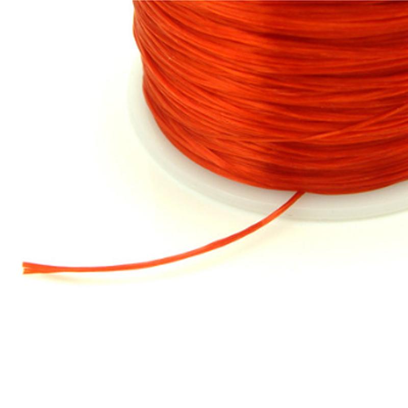 String Elastic Line Filament Transparent Elastic Beaded Elastic Thread DIY Beaded Elastic Thread Bracelet Line Flat Elastic Thread Accessories