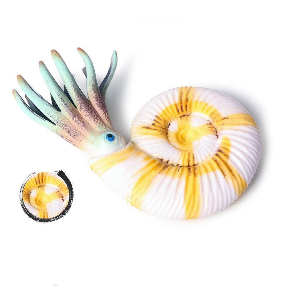 Prehistoric Ocean Animal Figure Nautilus Trilobite Figure Marine Life Figurines Children Gift
