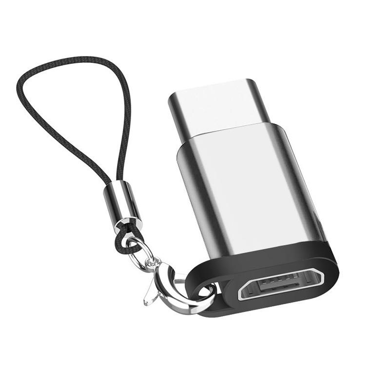 Aluminium Alloy Micro USB To Type C Adapter USB-C Male to Micro USB Female Converter for Samsung LG Oneplus Tablet Support OTG