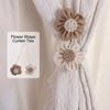 Flower Shape Flower Curtain Ties Handmade Curtain Strap  Curtains Accessories