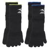 MIZUNO WORK Safety Cool Supportive Sports Set of Assorted Sizes cm cm Men's Five-Toe Socks, Fit, Durable, Quick-Drying, Design, Socks, 689712, 2, B,